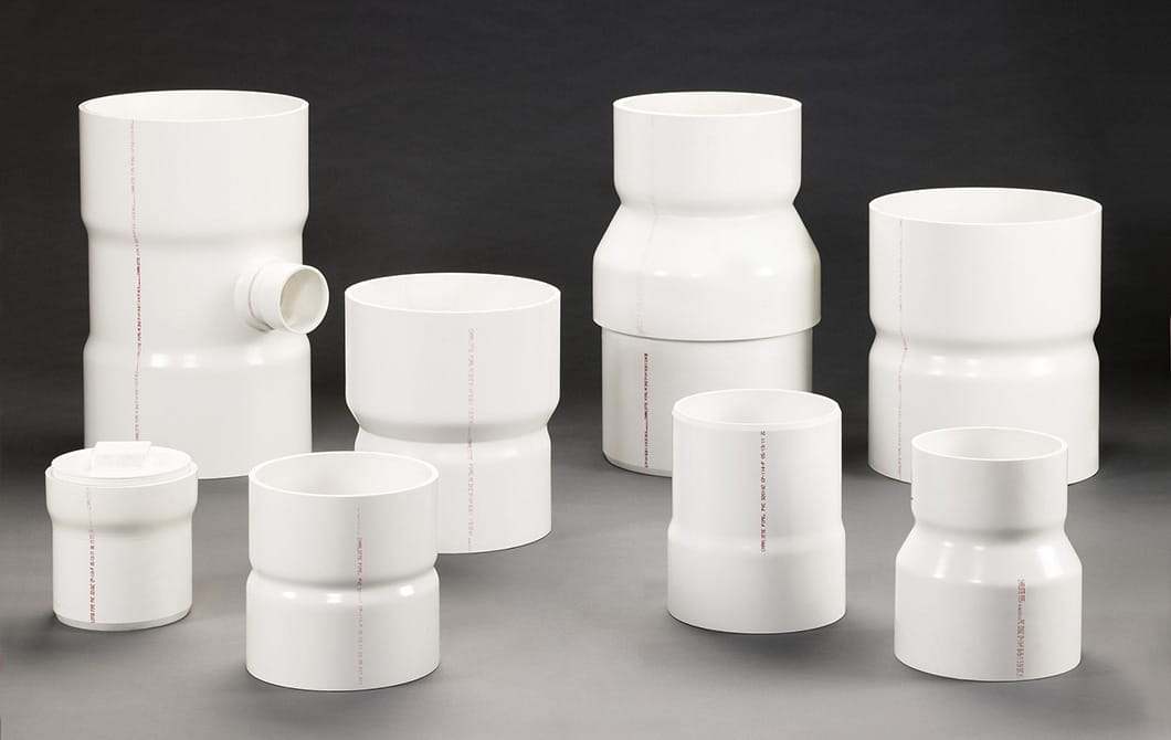 Large-Diameter PVC DWV Fittings